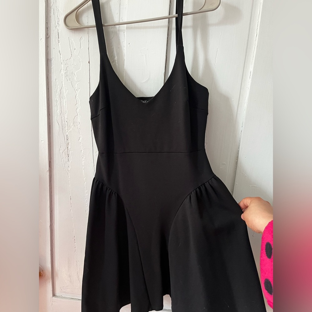 The Vintage Shop Black Tank Sweater Dress